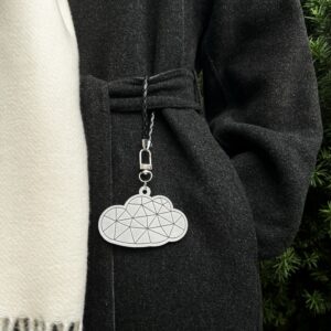 Reflective Pendant “Cloud” white