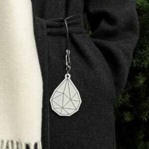 Reflective Pendant “Drop” White